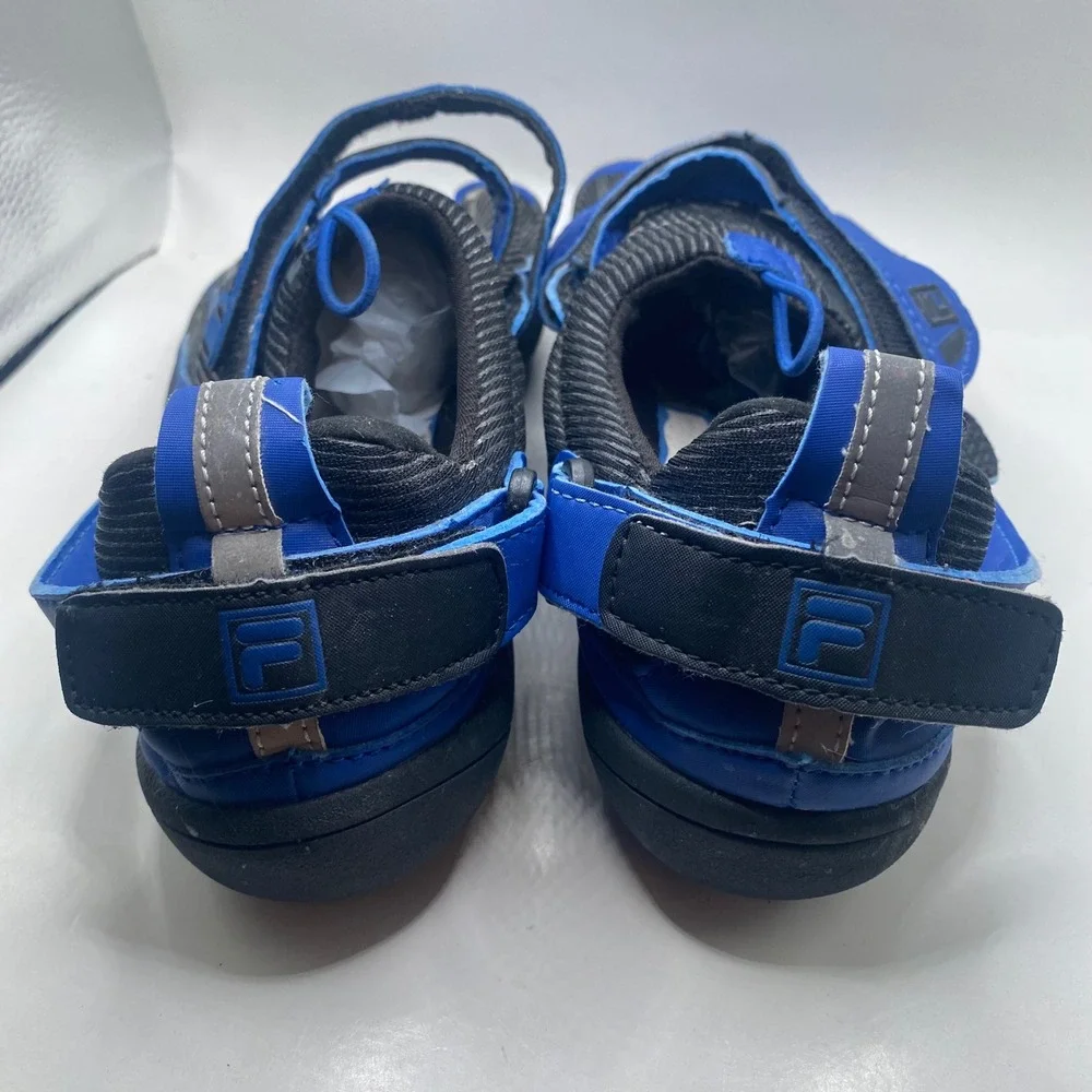 FILA Skele-Toes Bayrunner Men 9 Black Blue Minimalist Water Shoes 1PK010EX-003